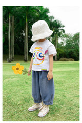 Angel Wing Print Cotton Kids' Tees