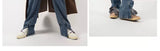 Men's Oversized Two-tone Windproof Trench Coat