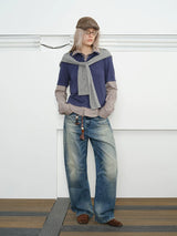 Men's Vintage Washed Loose Jeans