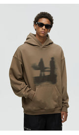 Lost Sandbar Print Fleece Hoodie