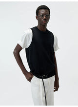 Knit Linen Cotton Blend Tank Top