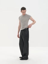 Lightweight Ribbed Short Sleeves