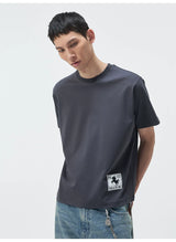 Multi-color Cotton Crew Neck Tees
