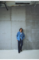 Okayama Washed Long-Staple Cotton Denim Shirt