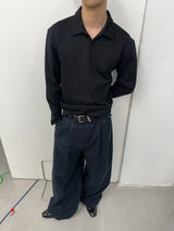 Collared Polo with Magnetic Closure
