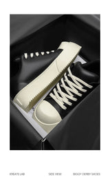 Nappa Leather Low-top Chunky Sneakers