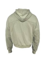 Deconstructed Boxy Fit Zip Hoodie