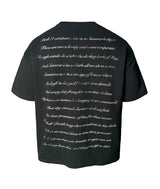 Shakespeare Poetry Heavyweight White Cotton Tee