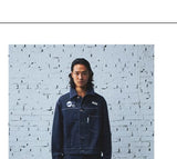 Okayama Classic Pleated Cropped Denim Jacket