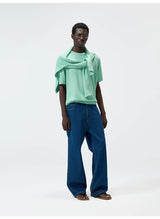 Linen Cotton Blend Short Sleeve Tee