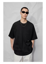 Double Pocket Split Hem Loose Tee