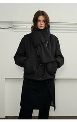 Men's Winter 3-in-1 Vest Scarf Coat
