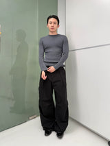Lightweight Ribbed Knit Long Sleeve