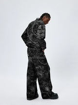 American Chain Print Detroit Work Jacket