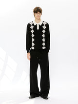 Men’s 100% Lyocell Diamond Knit Polo