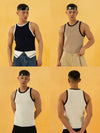 Men's Color Block Rib Knit Vest