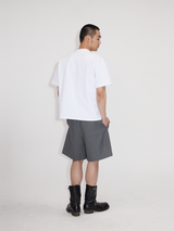 Elastic Waist Tailored Shorts