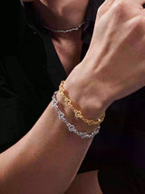 Unisex Hip Hop Musical Note Bracelet