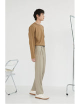 Long-Sleeved Mercerized Combed Tee