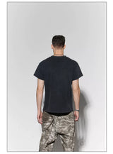 American Cleanfit Vintage Washed Badge Tee
