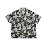 Vintage Hawaiian Camellia Short Sleeve Shirt
