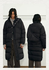Versatile 90% Down Detachable Waterproof Jacket