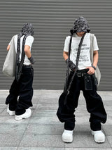 Distressed Bunny Ear Hip Hop Durag