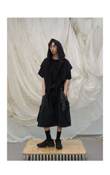 Intertwined Decorative Detachable Oversized Hood