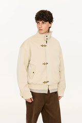 Tip-dyed Toscana PU Harrington Jacket