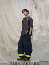 Reflective Multi-Pocket Nylon Cargo Pants