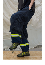 Reflective Multi-Pocket Nylon Cargo Pants