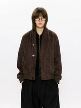 Men's V-Neck 2-In-1 Chenille Jacket