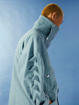 Spiny Dinosaur Vintage Denim Jacket