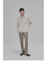 Blue White Striped Pocket Shirt