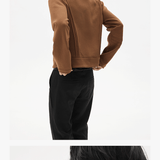 Soft Space Cotton Boxy Zip Sweatshirt