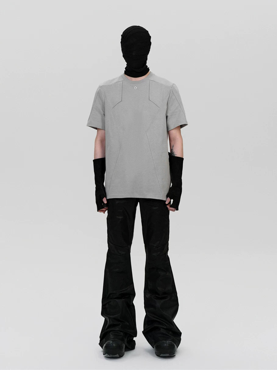 Men's Solid Minimalist Deconstructed Tees