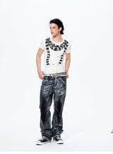Men's Slim Skull Print Tee