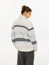 Autumn Fair Isle Shawl Collar Cardigan