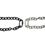 Adjustable Two-tone Punk Lock Chain Necklace