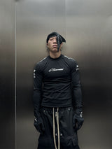 Tight Racing Sports Long Sleeve Top