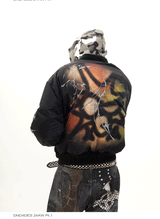Graffiti Embroidered Printed MA1 Bomber Jacket