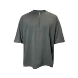 Half Zip Short Sleeve Cleanfit Tee