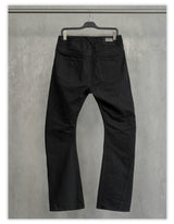 15 Oz Rigid Black Curved Jeans