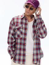 Brushed Workwear Plaid Shirt