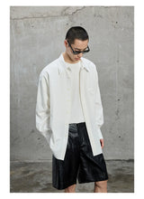 Triangle Pocket Shirt with Hidden Placket