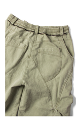 Vintage Washed Striped Multi-pocket Cargo Pants