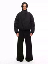 Magnetic Zipper Turtleneck Down Jacket