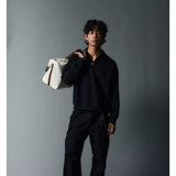 Two Tone Split Collar Polo Tees
