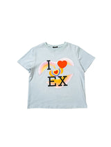 Short Sleeve Elastic Heart Print Tees
