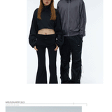 Two-Color Stretchy Cooling Quick-Dry Zip Sweatshirt